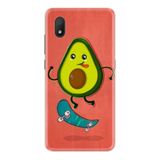 L7 ile Uyumlu Kılıf Silikon Desen Özel Seri Avokado Skate 1741