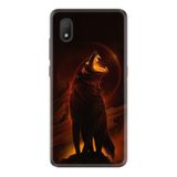 L7 ile Uyumlu Kılıf Silikon Desen Özel Seri Fire Wolf 1602