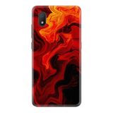 L7 ile Uyumlu Kılıf Silikon Desen Özel Seri Red Orange Zigzag 1695