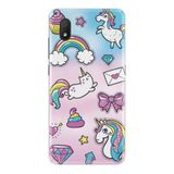 L7 ile Uyumlu Kılıf Silikon Desen Özel Seri Unicorn Mektup 1800