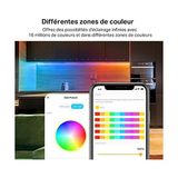 L920-5, Wi-Fi Uygulama Kontrolü Rgbw Çok Renkli LED Şerit, Pu Kaplama, Müzikle Senkronizasyon, Alexa ve ve Homekit ile Çalışır, Çok Renkli Akıllı Wi-Fi Şerit LED