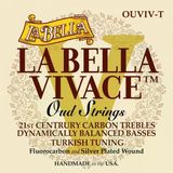 La Bella Ouvıv-T Vivace Karbon Ud Teli Seti (Türk Sistemi) | Karbon Tensiyon, Parlak Ve Güçlü Projeksiyon, Profesyonel Seri