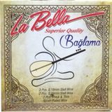 La Bella Sbh-18 Kısa Sap Saz Teli - 0.18 Kısa Bağlama Teli Takım