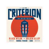 La Bella Strings »CRITERION - C-800 - CLASSIC GUITAR« Konser Gitarı Telleri - Siyah Naylon/Altın Alaşım - Orta Gerginlik