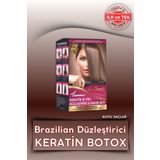 La Benedic 4 Aşamalı Keratin Botox Hızlı Düzleştirici & Bakım Brezilya Fönü Jel Set (KOYU RENKLİ SAÇLAR İÇİN)
