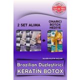 La Benedic 4 Aşamalı Silver Keratin Botox 2 DÜZLEŞTİRİCİ + 1 ONARICI Bakım Full Set (SİLVER-PLATIN SAÇLAR IÇİN)