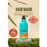 La Benedic Yumuşatıcı Yoğun Keratin Collagen Saç Bakım Maskesi (Tüm Saç Tipleri İçin) 500 ml e