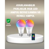 la boom RGBW Teknolojili Akıllı LED Ampul, Zamanlayıcılı m1AKYI916C31092204958CA605D2B5DU47