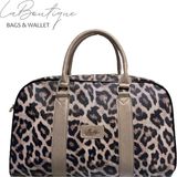 La Boutique Lb ÇANTA-3015 Leopar Seyahat Çantası Gş