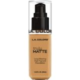 La Colors Truly Mat Golden Beige Fondöten