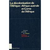 La decolonisation de l'afrique / afrique australe et corne de l'afrique documents de travail et co