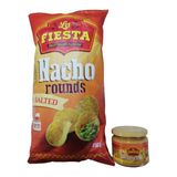 La Fiesta Nacho Cips 450G. + La Fiesta Cheese Salsa Dip Sos 300G. - 450 gr