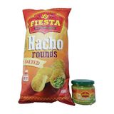 La Fiesta Nacho Cips 450G. + La Fiesta Guacamole Style Salsa Dip Sos 300G. - 750 gr
