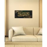 La ilahe illallah muhammeden resulullah Yazılı Tablo PLEKSİ 3mm 41x18 cm