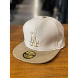 La Lakers Beyaz Bej Hiphop Snapback Rapper Basket Cap Şapka