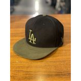 La Lakers Nakışlı Siyah Haki Hip Hop Snapback Rapper Cap Şapka