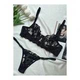 La Linaa Mona Kadın Bralet Takım siyah-90B