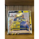 La Lune Home Çocuk Kapitone Yatak Örtüsü - 180 x 240 cm - Sarı - Mavi