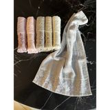 La Lune Home Genna Jakarlı 30X50 Mutfak Havlusu 6'lı Paket - 50X90 - Karışık