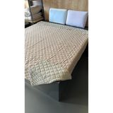 La Lune Home Peluş Çok Amaçlı Yatak Örtüsü - Bej - 160 x 220 cm
