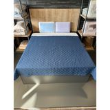 La Lune Home Peluş Çok Amaçlı Yatak Örtüsü - Mavi - 200 x 220 cm