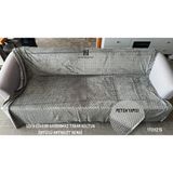 La Lune Home Peluş Koltuk Örtüsü - 175 x 215 cm - Antrasit