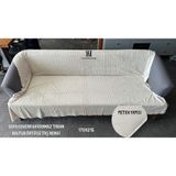 La Lune Home Peluş Koltuk Örtüsü - 175 x 215 cm - Bej