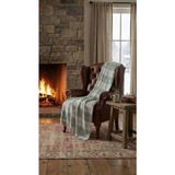 La Lune Home Tv Boy Pamuk Scotch Battaniye 130X170-120X150 - Yeşil - 120 x 150 cm