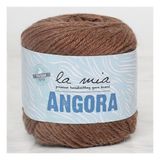La Mia Angora 50GR Kahverengi El Örgü Ipi - L133 - 33808