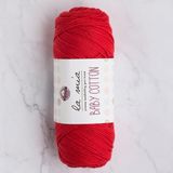 La Mia Baby Cotton Kırmızı El Örgü Ipi - L033 - 33634