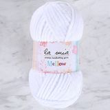 La Mia Mellow 34150 901 Beyaz El Örgü İpi