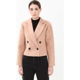 La Mia Passione Crop Ceket - Camel