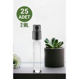 la mia verita Boş Parfüm Şişesi Cam Şişe Sprey Set 2 ml (25 Adet)