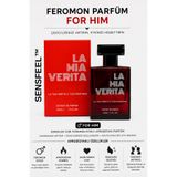 la mia verita Erkek Sensfeel™ Feromon Parfüm 50 ml Magnet Extrait De Parfum - Etkileyici ve Kalıcı Esans Afrodizyaklı Etki