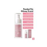 La Mia Verita Leke Karşıtı ve Cilt Tonu Eşitleyici Pembe SPF50 50 ml Yüz Güneş Koruyucu Krem