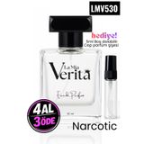 la mia verita Narcotic Parfüm Erkek Uzun Süre Kalıcı Narkotik Bergamot Meyveli Afrodizyaklı LMV530 Top EDP 50 ml