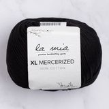 La Mia XL Mercerized 33758 1 Siyah El Örgü İpi