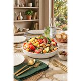 La Micellar Rocher Porselen Derin Salata Kasesi & Büyük Boy Sunum Servis Kasesi 24 Cm