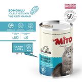 La Mito Jöleli Somonlu Yaş Kedi Maması 415GR x 12 Adet
