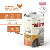 La Mito Jöleli Tavuklu Yaş Kedi Maması 415GR x 12 Adet