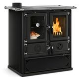 La Nordica 3003930 Rosetta Sinistra 16 Steel Antrasit Döküm Kuzine Soba