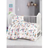 La Notte Home Collection Menderes Lanotte Ranforce Bebe Yorgan+Yastık Kılıfı Denizkızı