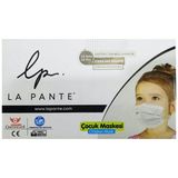 La Pante Full Ultrasonik Lastikli Çocuk Cerrahi Maske Telsiz 10'lu (ÜTS Kayıtlı)