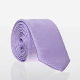 La Pescara DDK-17 Lila Slim Fit Düz Renk Dokuma Kravat