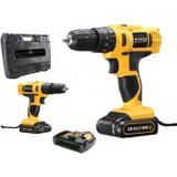 La Push Concept 24 Volt Maxstar 24V Lı-Ion 5.0Ah Çift Akülü Darbesiz Şarjlı Matkap Darbesiz 2 Yıl 2201 - 2400 Watt
