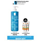 La Roche Posay Akneye Eğilimli Ciltler İçin Bakım Seti:Effaclar Temizleme Jeli 400ml & Anthelios Güneş Kremi 3mlx3