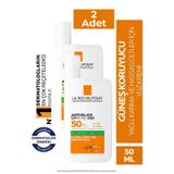 La Roche-Posay Anthelios Uvmune 400 SPF50+ Oil Control Fluid 2x50 ml Yüz Güneş Kremi
