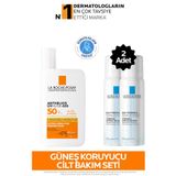 La Roche-Posay Anthelios Uvmune 50 ml Renkli Yüz Güneş Kremi + 2x50 ml Termal Su Güneş Koruyucu Cilt Bakım Seti