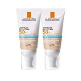 La Roche-Posay Anthelios Uvmune Tinted SPF 50+ Nemlendirici 2x50 ml Güneş Kremi