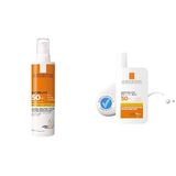 La Roche-Posay Anthelıos Xl Ultra Light Spf 50 Faktör Güneş Koruyucu Sprey 200 ml ve La Roche-Posay Anthelios UVmune Fluid Güneş Kremi SPF50+ 50 ml